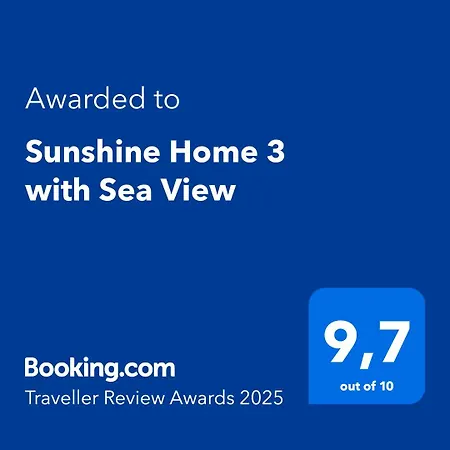 Sunshine 3 With Sea View *